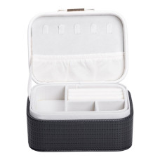 Скринька для прикрас з еко шкіри 15.5×11.5×8.5 ​​органайзер для ювелірних виробів HP-5-37B (LG-HP-5-37B)