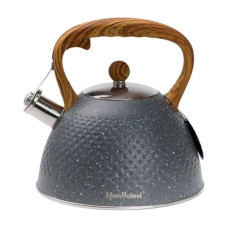 Чайник на 3 літри зі свистком сірий потрійне дно HP33535G (LG-HP33535G)