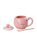 Чашка порцелянова 500 мл Фламінго з кришкою і ложкою HPCY8276FM (LG-2027386821) Чашка порцелянова 500 мл Фламінго з кришкою і ложкою HPCY8276FM (LG-2027386821)
