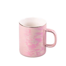 Чашка порцелянова Glaze 420мл у дзеркальній глазурі Рожевий HPCYM0763P (LG-2028662859) Чашка порцелянова Glaze 420мл у дзеркальній глазурі Рожевий HPCYM0763P (LG-2028662859)
