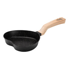 Сковорода у вигляді серця з антипригарним покриттям 400 мл чорна HP39574B (LG-HP39574B)