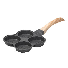 Сковорода для оладок, яєць, панкейків порційна на 4 секції антипригарна HP39576B (LG-HP39576B)