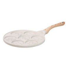 Сковорода зі смайликами на 7 секцій для млинців, оладок, яєць, сирників HP39583W (LG-HP39583W)