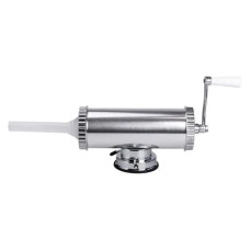 Шприц для ковбаси ручний 8×25 см горизонтальний ковбасний шприц 1,5 л для фаршу 3 насадки 16788-1 (LG-16788-1)