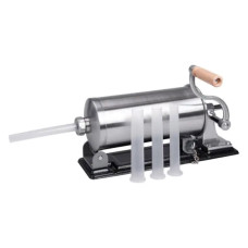 Шприц для ковбаси ручний 2 л горизонтальний ковбасний шприц для фаршу 4 насадки 16788-3 (LG-16788-3)