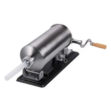 Шприц для ковбаси ручний 3 л горизонтальний ковбасний шприц з нержавійки для фаршу 4 насадки 16788-4 (LG-16788-4)