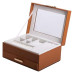 Скринька для прикрас з еко шкіри 2 яруси органайзер для ювелірних виробів HP-5-36BR (LG-HP-5-36BR)