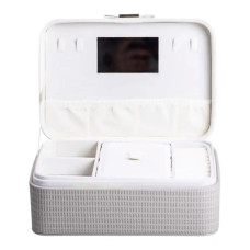 Скринька для прикрас із еко шкіри 24.5×17×10 органайзер для ювелірних виробів HP-5-38 (LG-HP-5-38)