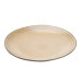 Тарілка сервірувальна кругла порцелянова 27.5 см бежева HP23377 (LG-2183918570)
