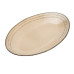 Тарілка сервірувальна кругла порцелянова 27.5 см бежева HP23377 (LG-2183918570)