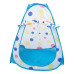 Намет дитячий 3 в 1 70×70×90 см ігровий намет з тунелем і басейном Блакитна HP-S-4NDBL (LG-HP-S-4NDBL)