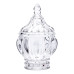 Цукорниця з кришкою Ø8.5 см ваза цукорниця кругла скляна HP-4-107 (LG-HP-4-107)