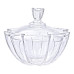 Цукорниця з кришкою Ø 15 см ваза цукорниця кругла скляна HP-4-120 (LG-HP-4-120)
