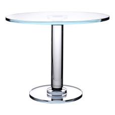 Тортівниця скляна на ніжці 30×24 см підставка для торта, капкейків прозора HP-4-83M (LG-HP-4-83M)