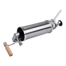 Вертикальний шприц для ковбаси 2,5 л з нержавіючої сталі шприц ковбасний 4 насадки 16788-5 (LG-16788-5) Вертикальний шприц для ковбаси 2,5 л з нержавіючої сталі шприц ковбасний 4 насадки 16788-5 (LG-16788-5)