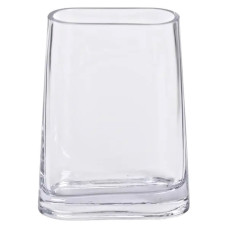 Ваза для цветов стеклянная 15х7х21 см прозрачная декоративная ваза 1.1 л HP-10-7