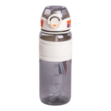 Пляшка для води з трубочкою та ремінцем 750 мл спортивная пляшка 23.5 см Біла HP-14-34W (LG-HP-14-34W)