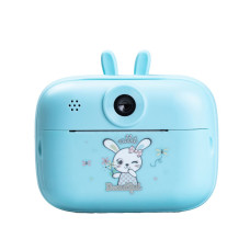 Дитяча фотокамера з миттєвим друком знімків «Зайчик» синій HPS1BL (LG-2140008465) Дитяча фотокамера з миттєвим друком знімків «Зайчик» синій HPS1BL (LG-2140008465)