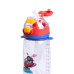 Пляшка для води дитяча 550 мл з ремінцем і трубочкою для спорту та школи HP-14-45R (LG-HP-14-45R)