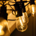 Гірлянда вулична у стилі ретро світлодіодна жовта S14 на 10 LED ламп завдовжки 5 метрів S14Y (LG-S14Y)