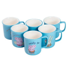 Набір із 6 чашок Peppa Pig, 150 мл, синій HP-15-17-1 (LG-2350684557) Набір із 6 чашок Peppa Pig, 150 мл, синій HP-15-17-1 (LG-2350684557)