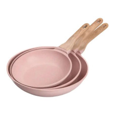 Набір із 3 алюмінієвих сковорідок з товстим дном та антипригарним покриттям MGC HP-4-410P (LG-2358506273)