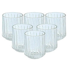 Набір склянок скляних 6 штук по 315 мл прозорий HP518 (LG-2148787601)