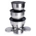 Набір мисок з нержавіючої сталі з кришками і терками салатники з нержавійки 3 штуки 2.5 л/2 л/1.5 л LG-02/3PCS (LG-LG-02/3PCS)