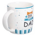 Чашка фарфоровая с надписями 450 (мл) My best dad RX-N240278MD