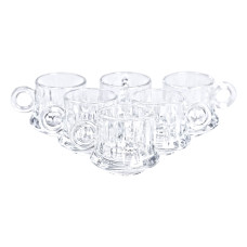 Набор стеклянных чашек 6 шт для чая кофе по 100 мл HP-YH-7