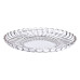 Сервировочное блюдо Ø 28 см прозрачное круглое для дома и кафе HP-YH-32