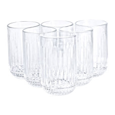 Набор стаканов из толстого стекла 6 шт стеклянные стаканы 500 мл для холодных напитков HP-YH-37