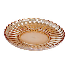 Блюдо сервировочное Ø 28 стеклянное прозрачное для подачи закусок, десертов, фруктов HP-YH-52 Блюдо сервировочное Ø 28 стеклянное прозрачное для подачи закусок, десертов, фруктов HP-YH-52