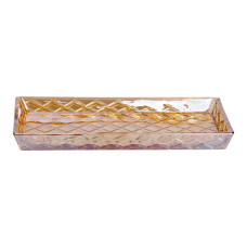 Блюдо для закусок стеклянное 27,5*13,5*2,5 см квадратное HP-YH-55 Блюдо для закусок стеклянное 27,5*13,5*2,5 см квадратное HP-YH-55