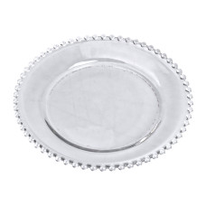 Тарелка десертная стеклянная Жемчужины 18,5 см HP-YH-65 Тарелка десертная стеклянная Жемчужины 18,5 см HP-YH-65