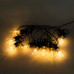 Ретро гірлянда вулична 10 LED лампочок 5 метрів жовта A60Y (LG-A60Y)