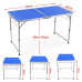 Стол для пикника раскладной Folding Table с стульями Синий