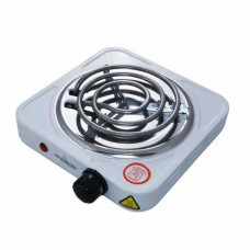 Плита Crownberg CB-3740 1000W настольная электрическая однокомфорочная спиральная Белая