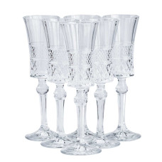 Келихи для шампанського на високій ніжці 6 штук по 145 мл HP51B (LG-2148787598) Келихи для шампанського на високій ніжці 6 штук по 145 мл HP51B (LG-2148787598)