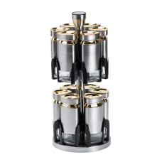 Набір баночок для спецій 12 шт. по 120 мл на підставці Карусель HP1327 (LG-HP1327)