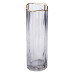Скляна ваза для квітів, декоративна сіра, 29 см HP-1713 (LG-2350684497) Скляна ваза для квітів, декоративна сіра, 29 см HP-1713 (LG-2350684497)