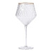 Набір фактурних келихів, 600 мл з тонкою ніжкою, комплект з 6, для вина HP-16-3 (LG-2350684517)