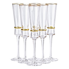 Келихи для шампанського, 200 мл, набір із 6 штук HP-16-8 (LG-2350684522) Келихи для шампанського, 200 мл, набір із 6 штук HP-16-8 (LG-2350684522)