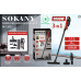 Пилосос акумуляторний Sokany вертикальний зі знімною ручкою 2800 Вт SK-13033 (LG-SK-13033)