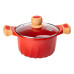 Набір посуду, 3 каструлі, товстодонне алюмінієве дно MGC з лопаткою та ополоником, червоний HP-4-401R (LG-2358506264)