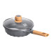 Алюмінієвий сотейник 2,7 л з мармуровим антипригарним покриттям Ø 24 см сотейник з товстим дном MGC сірий HP-4-436G (LG-2358506348)