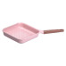 Сковорода-гриль алюмінієва, квадратна, 2,5 л, з антипригарним покриттям, 24 см MGC Pink HP-4-438P (LG-2358506354)
