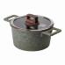 Алюмінієва каструля об'ємом 3 літри з кришкою Ø 20 (см), з антипригарним покриттям MGC HP-4-445GR (LG-2358506360)