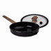 Алюмінієва сковорода 2,7 л з керамічним покриттям антипригарним Ø 26 см чорна MGC HP-4-458B (LG-2358506379)