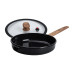 Алюмінієва сковорода з керамічним покриттям антипригарним 3,2 л Ø 28 см чорна MGC HP-4-459B (LG-2358506381)